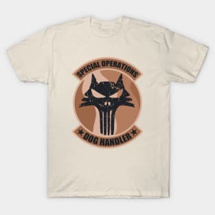 Special Operations Dog Handler (distressed) T-Shirt